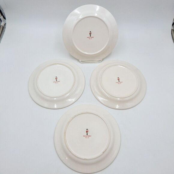 Sur La Table Nutcracker Salad Dessert Plates 8 3/4 Inch Set Of 4 - Picture 8 of 13